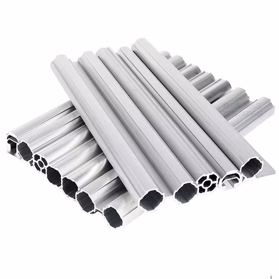 Profilé de tube en aluminium CNC pour établi, tuyau de table en alliage pour système de support maigre